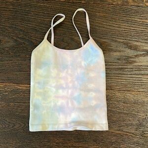 FP Movement by Free People Pastel Tie-Dye Ribbed Tank Top